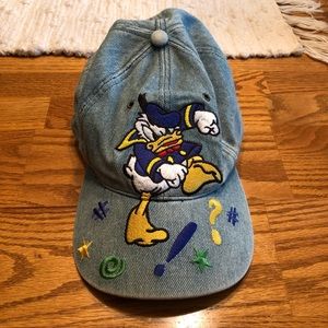 VINTAGE Donald Duck denim adult size baseball cap